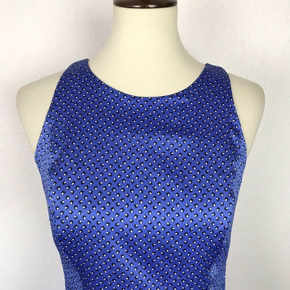 Banana Republic Print Lined Dress Tall - Picture 2 of 8